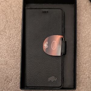 Black Leather Phone Case